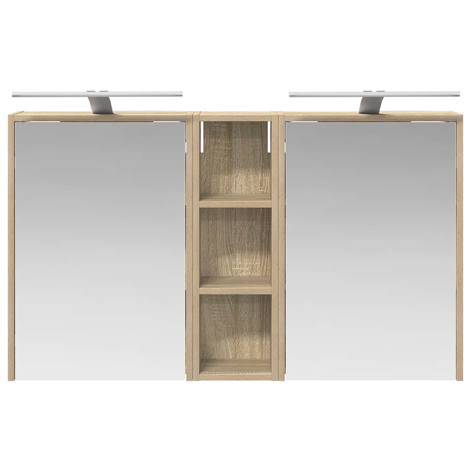 Vonios spintos komplektas 3 pcs 106 x 16 x 62,5 cm