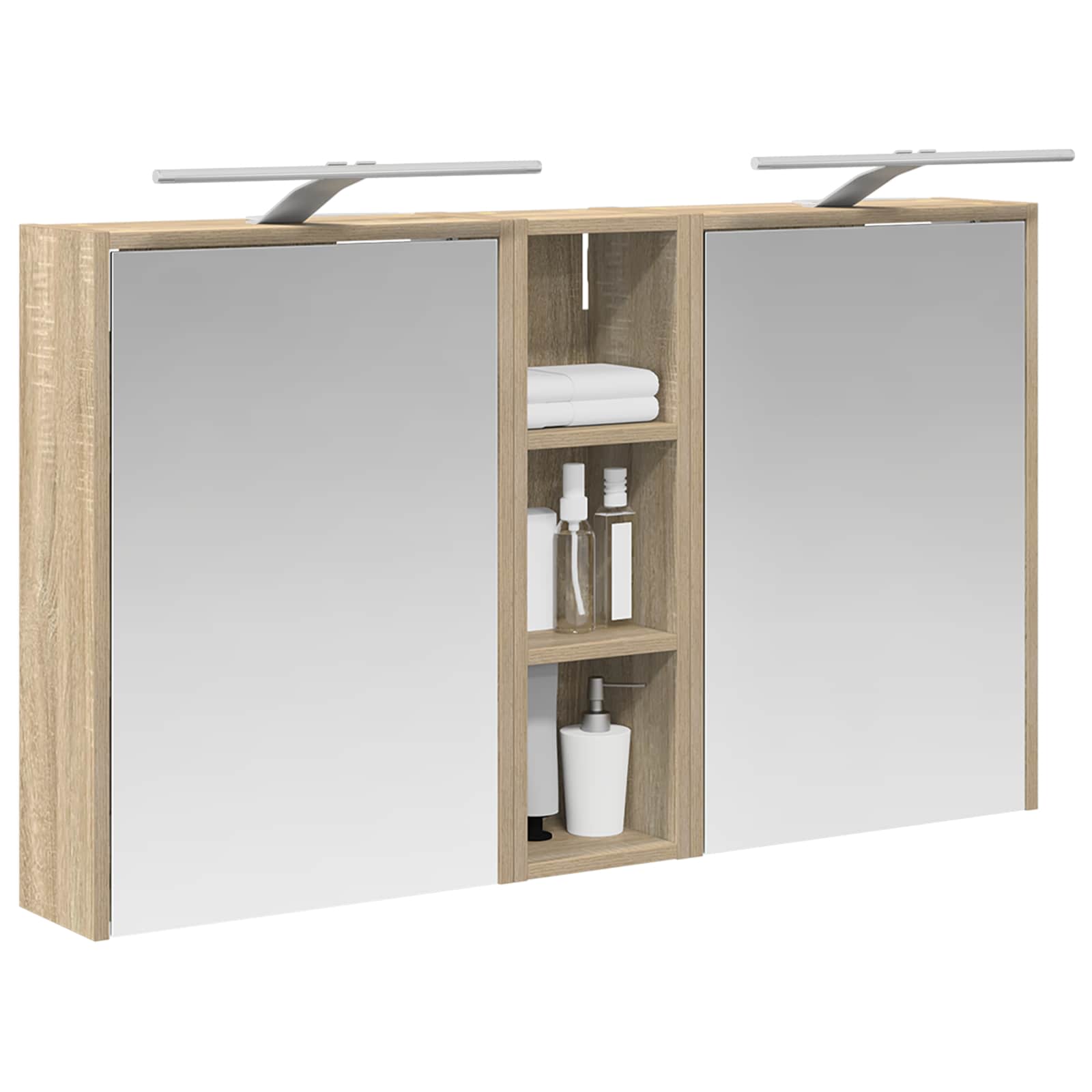 Vonios spintos komplektas 3 pcs 106 x 16 x 62,5 cm