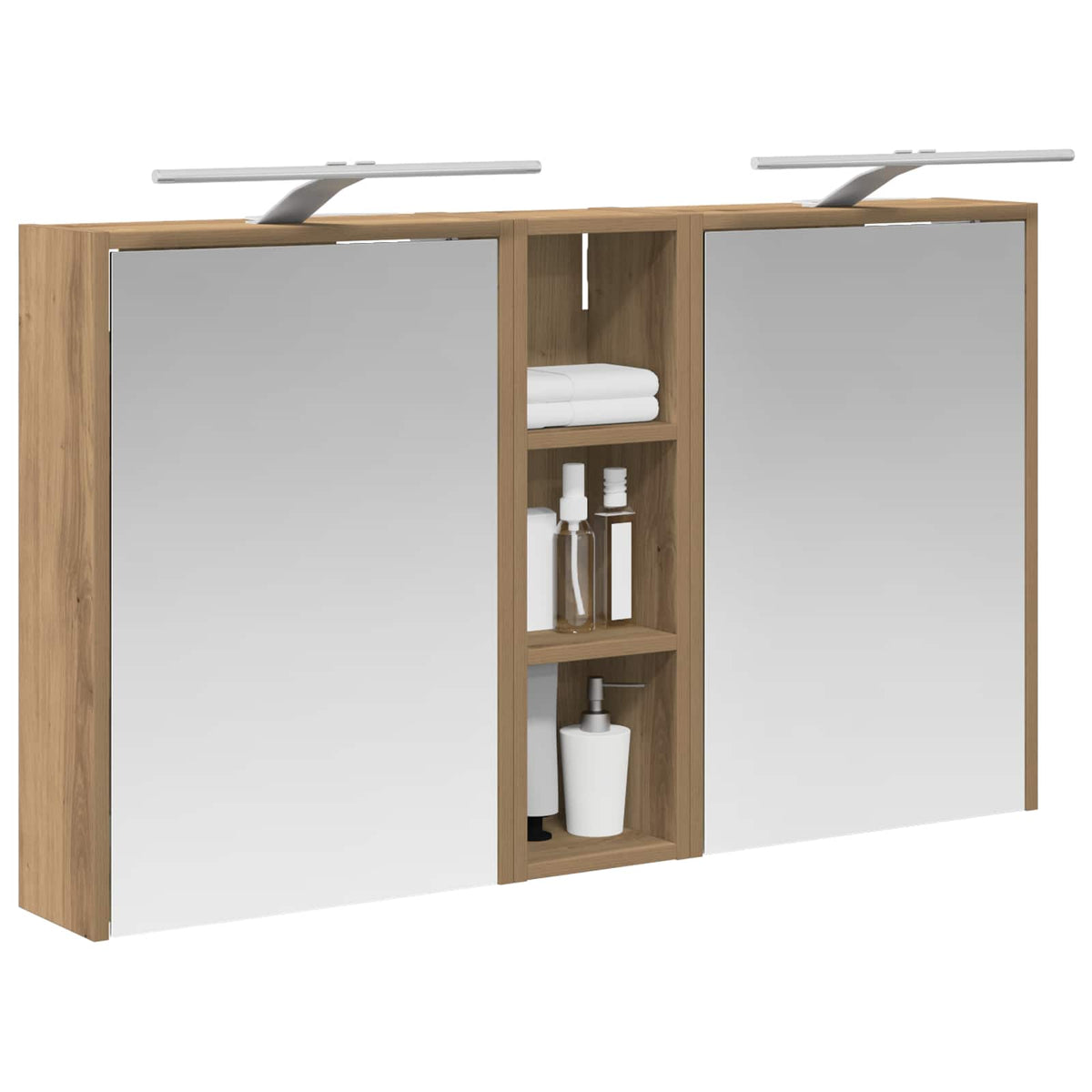 Vonios spintos komplektas 3 vnt. 106 x 16 x 62,5 cm