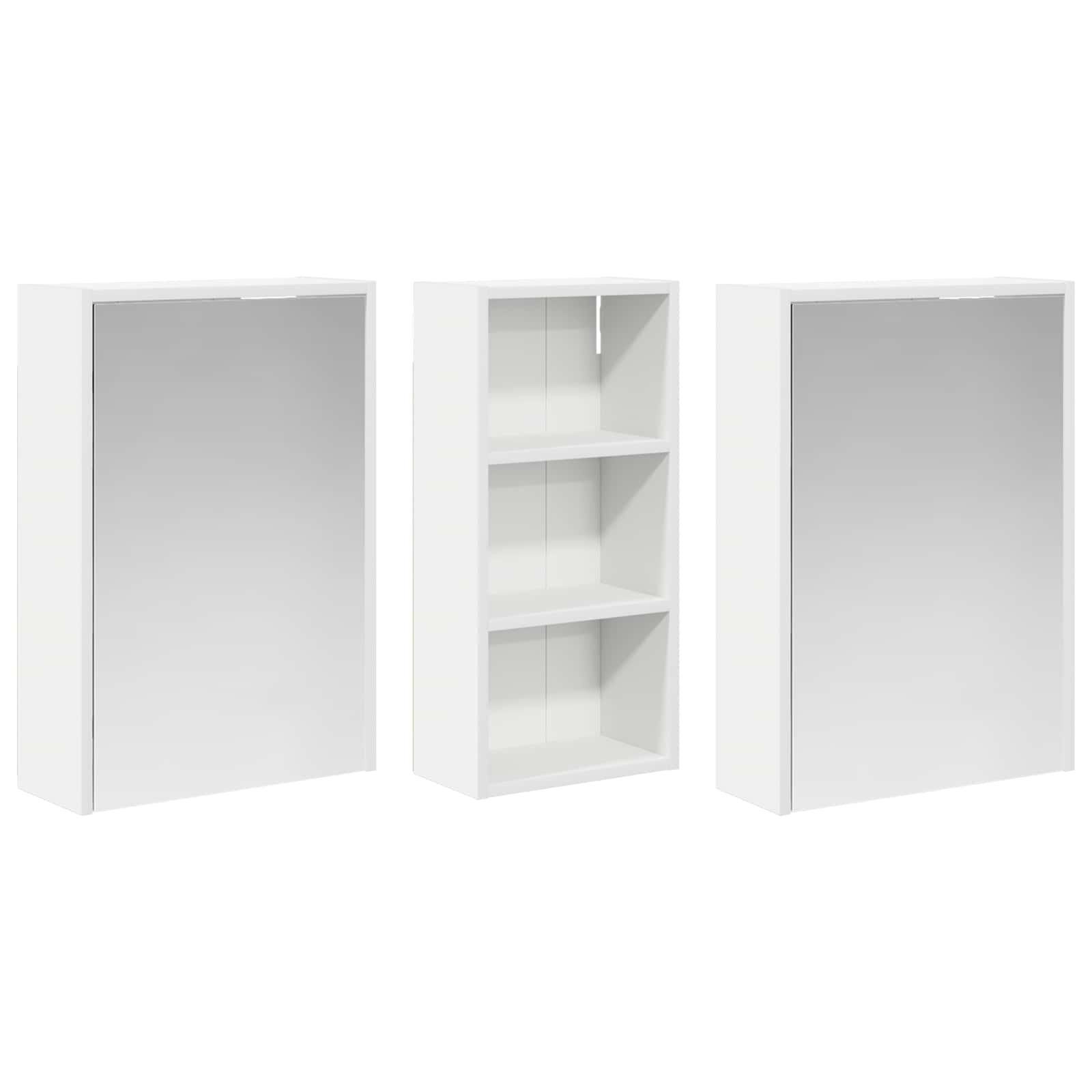 Vonios spintos komplektas 3 vnt. 116 x 16 x 62,5 cm
