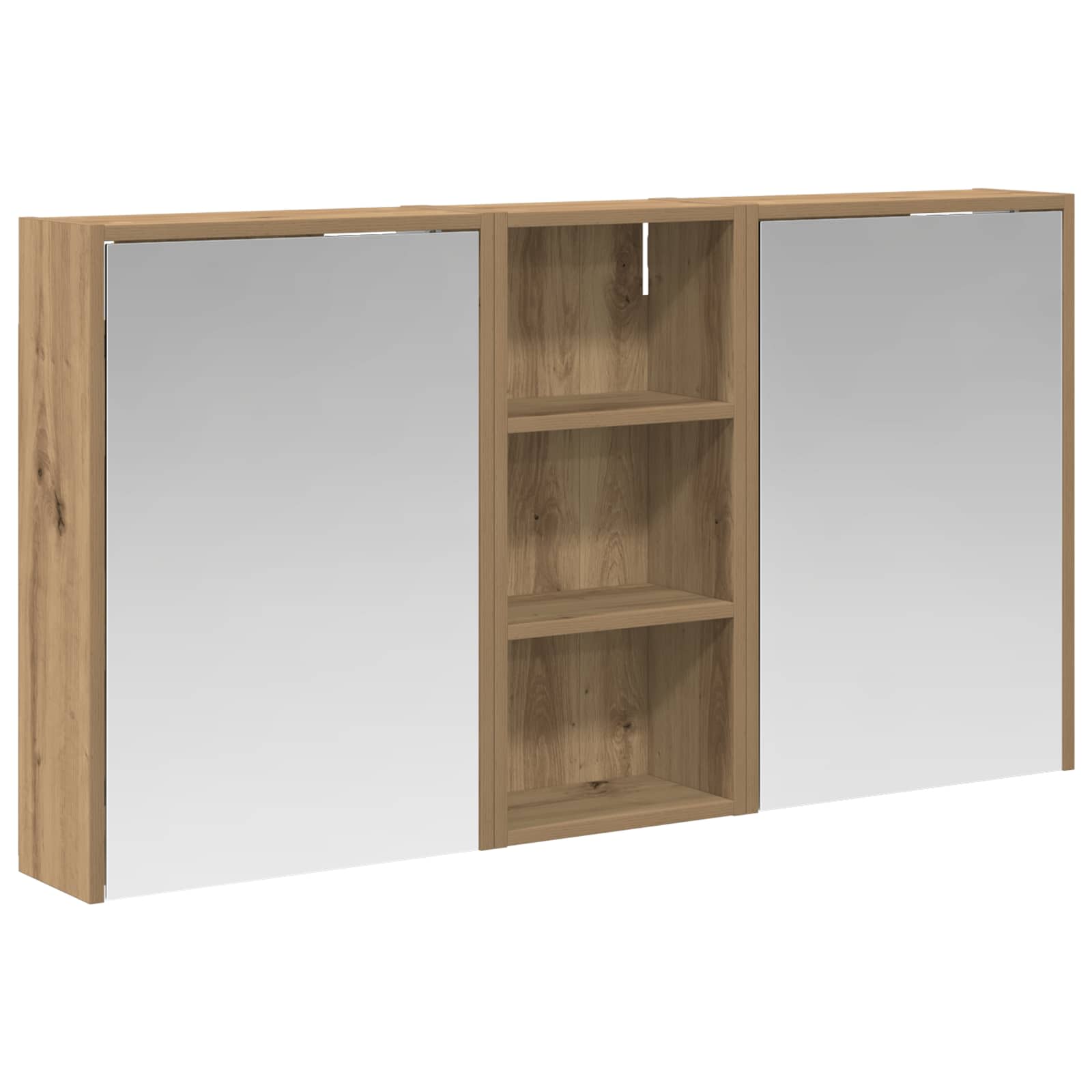 Vonios spintos komplektas 3 vnt. 116 x 16 x 62,5 cm