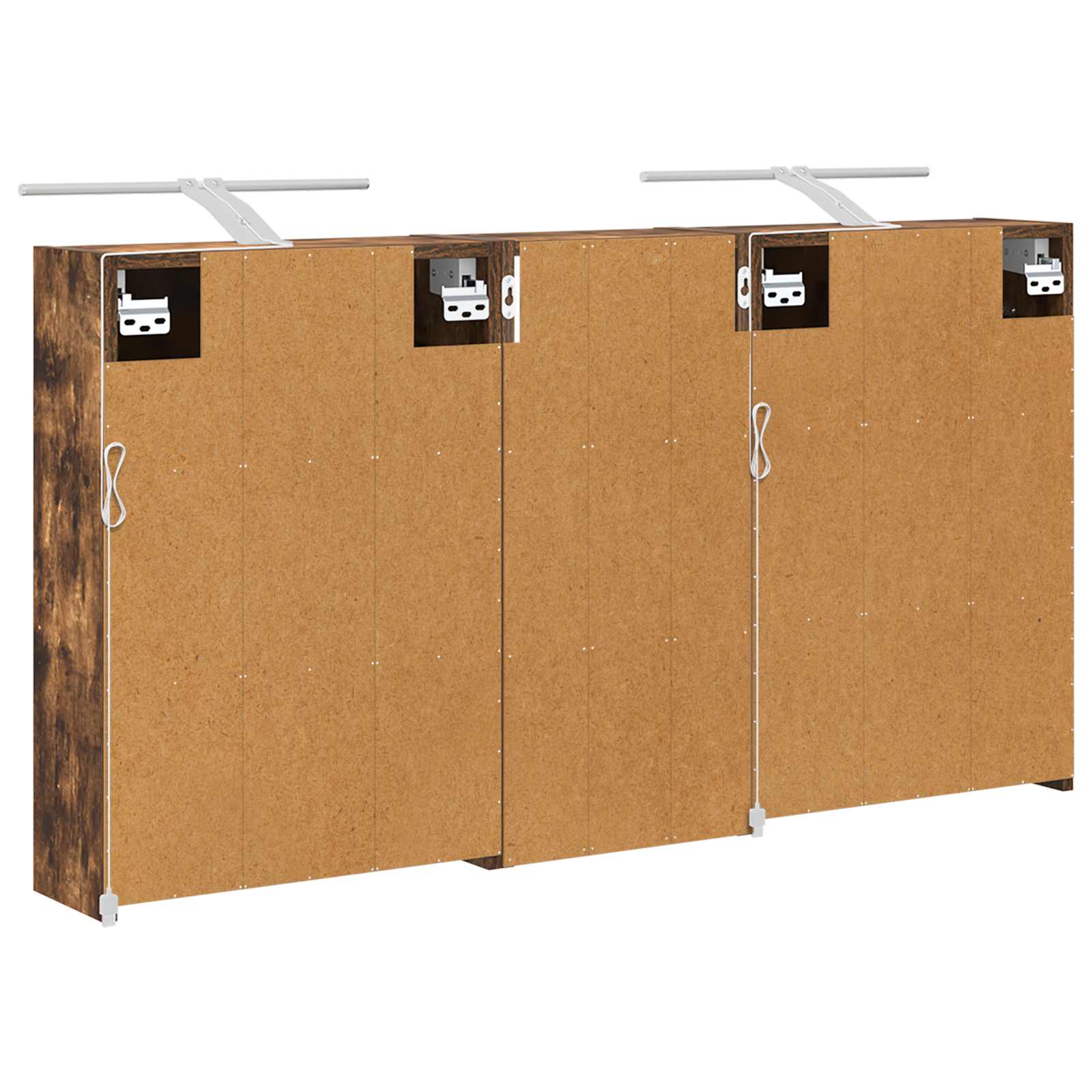 Vonios spintos komplektas 3 pcs 116 x 16 x 62,5 cm