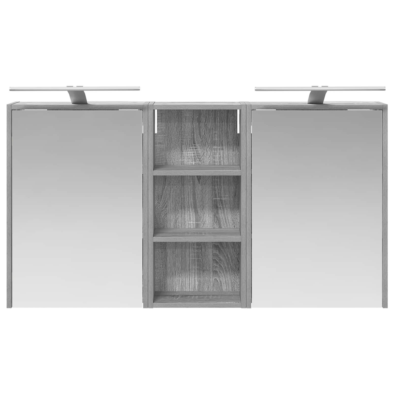 Vonios spintos komplektas 3 pcs 116 x 16 x 62,5 cm