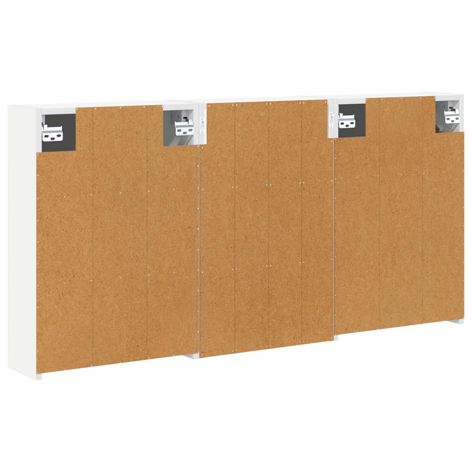Vonios spintos komplektas su lentyna 3 pcs 126 x 16 x 62.5 cm