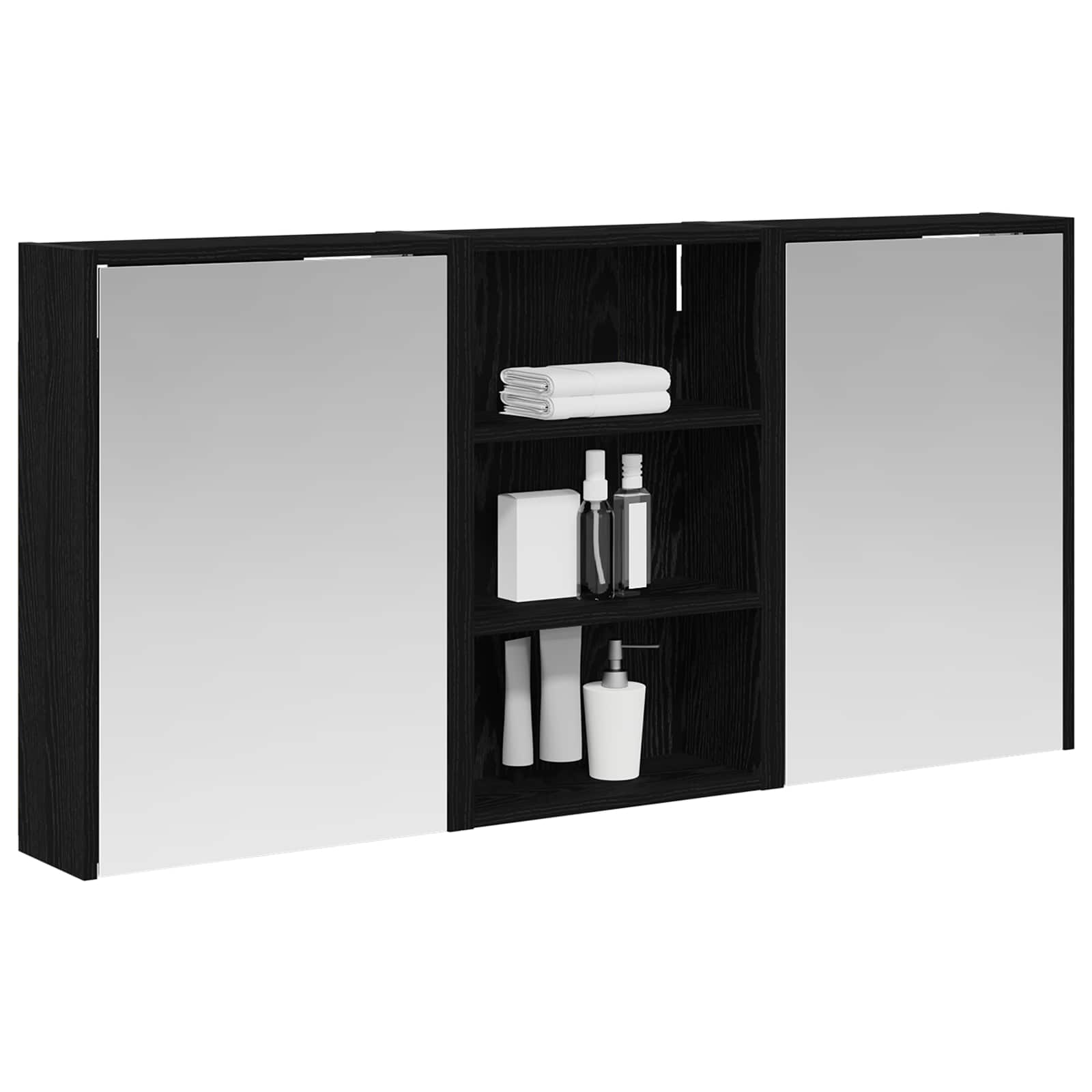 Vonios spintos komplektas 3 vnt. 126 x 16 x 62.5 cm