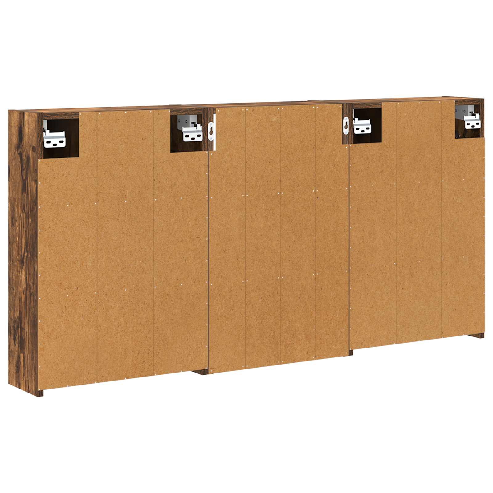 Vonios spintos komplektas su lentyna 3 pcs 126 x 16 x 62.5 cm