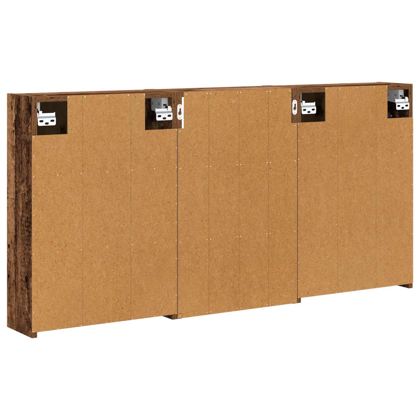 Vonios spintos komplektas 3 vnt. 126 x 16 x 62.5 cm