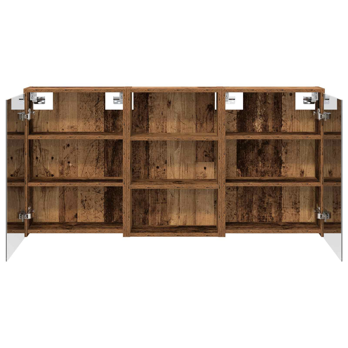 Vonios spintos komplektas 3 vnt. 126 x 16 x 62.5 cm