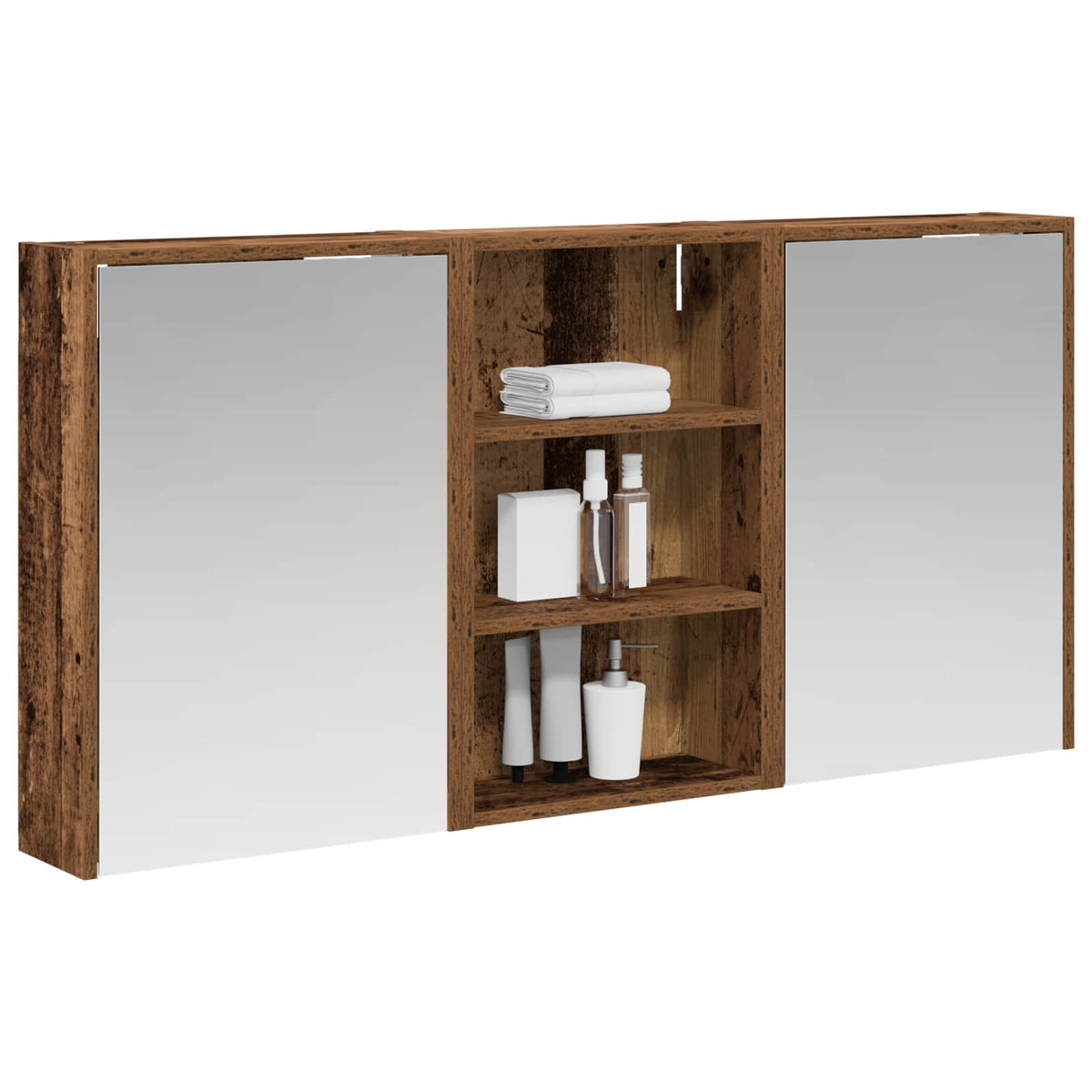 Vonios spintos komplektas 3 vnt. 126 x 16 x 62.5 cm