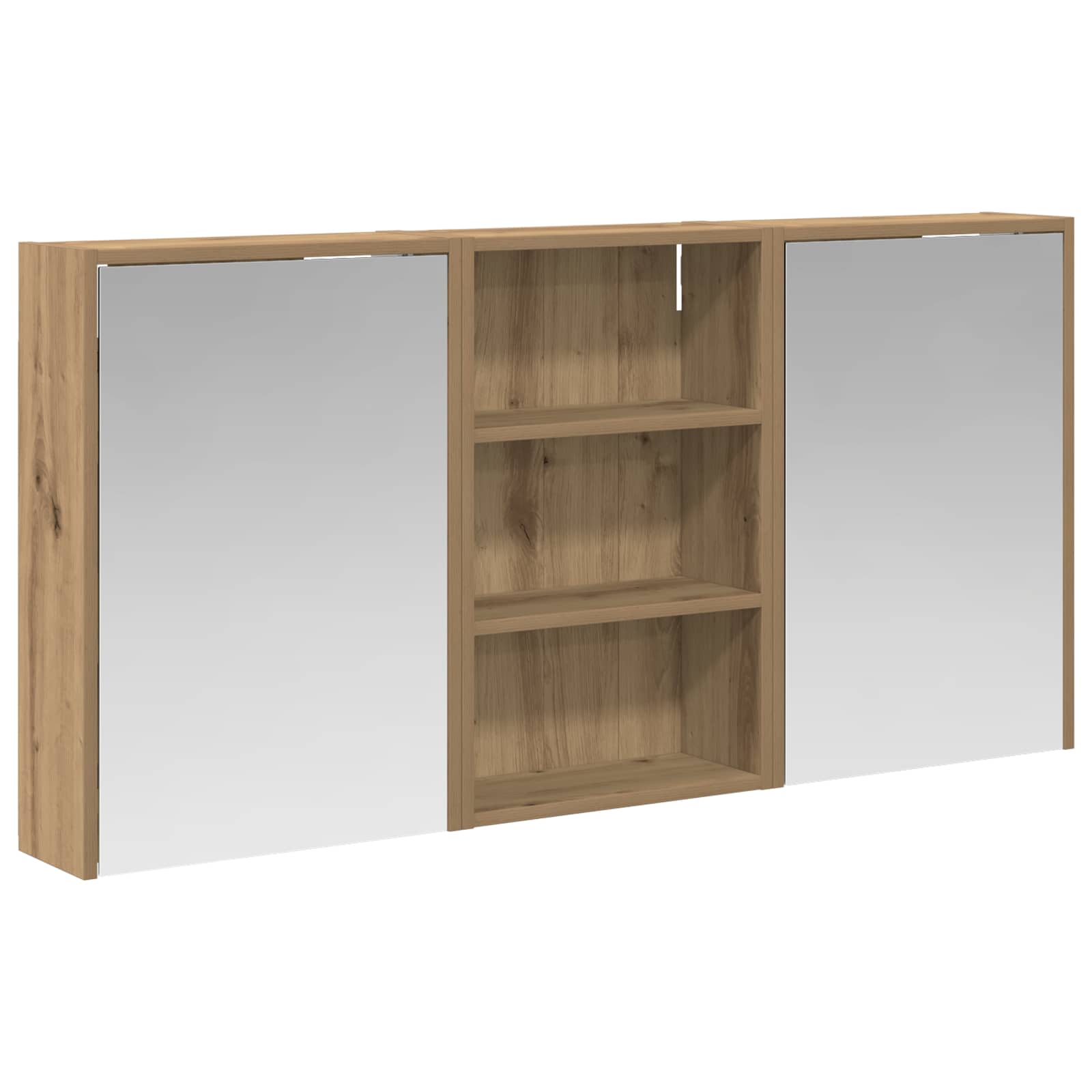 Vonios spintos komplektas 3 vnt. 126 x 16 x 62.5 cm