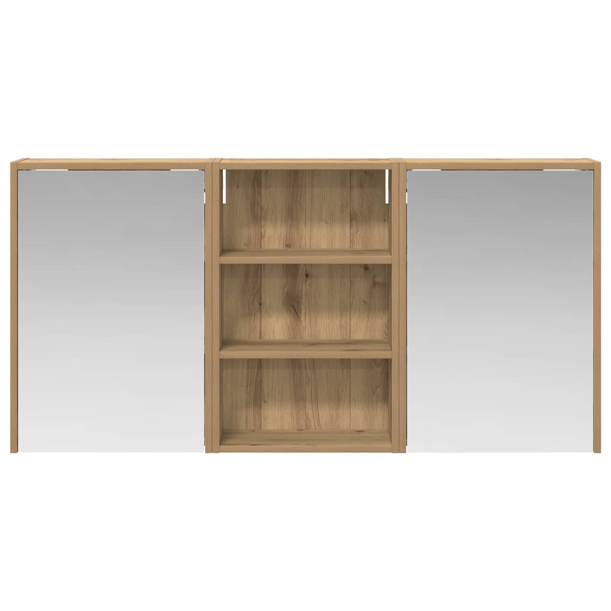 Vonios spintos komplektas 3 vnt. 126 x 16 x 62.5 cm