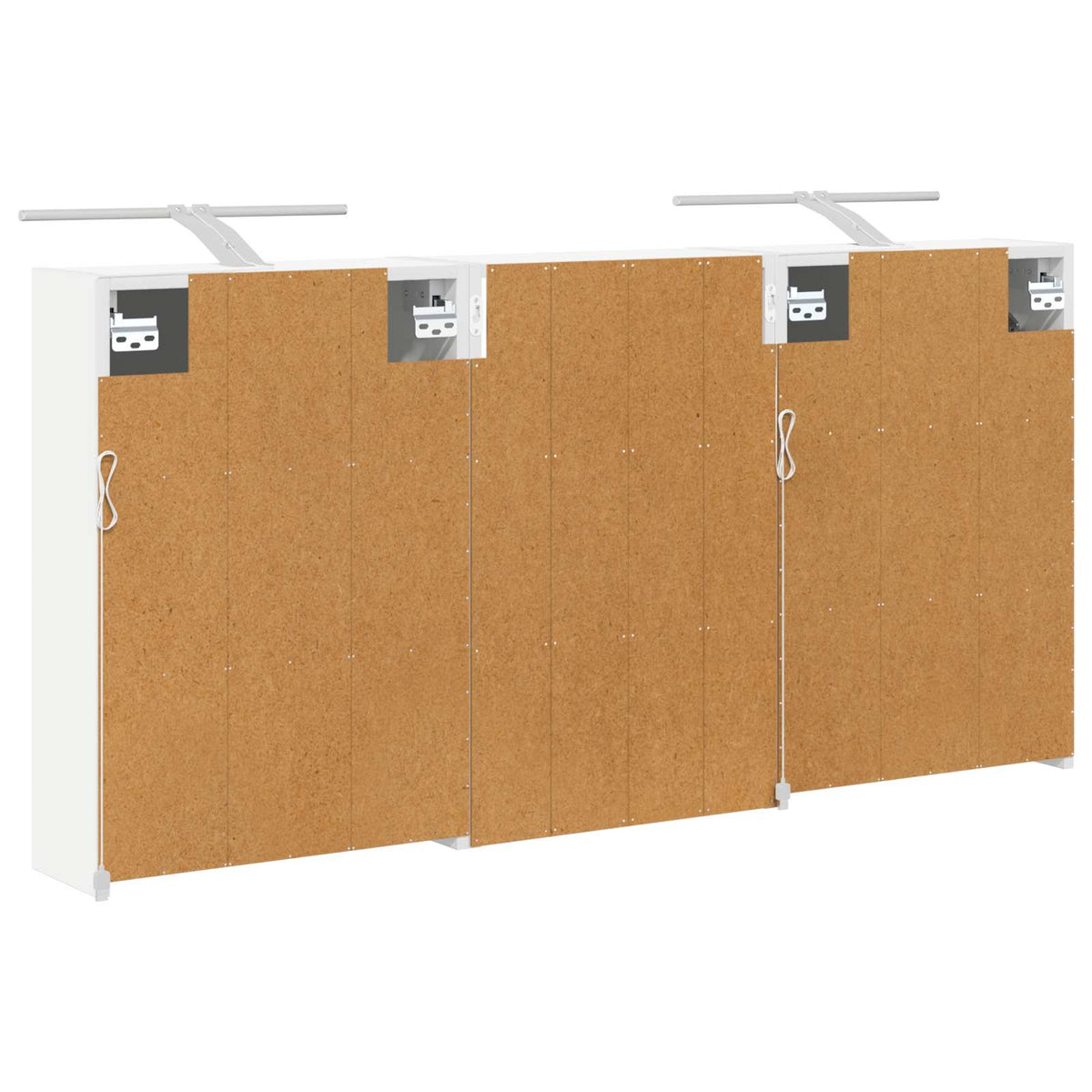 Vonios spintos komplektas 3 vnt. 126 x 16 x 62.5 cm
