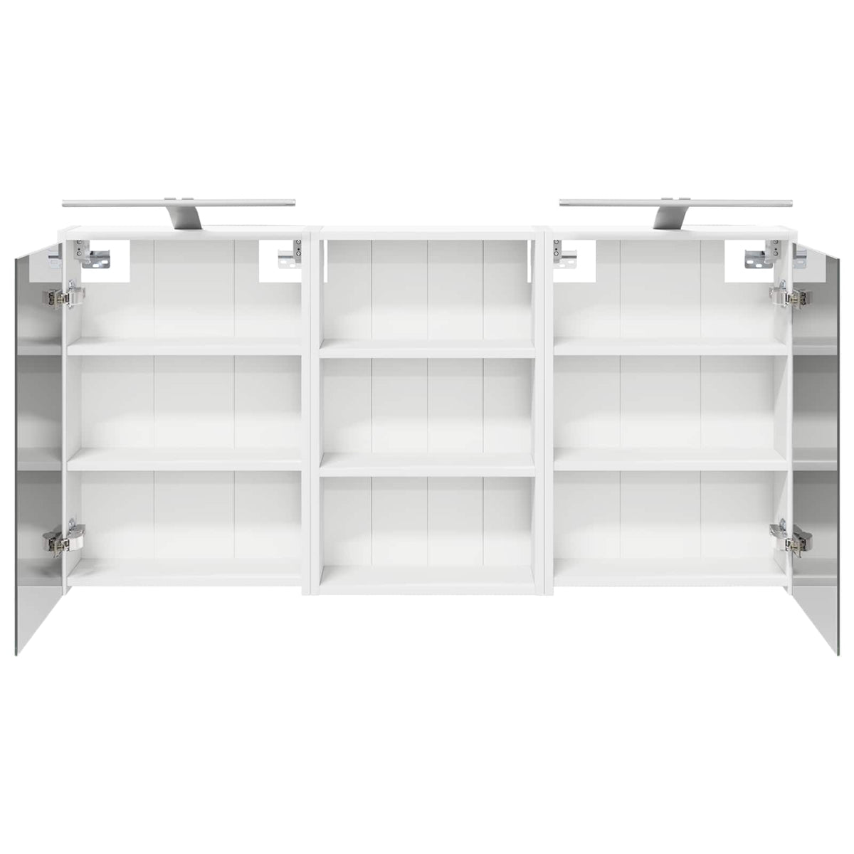 Vonios spintos komplektas 3 vnt. 126 x 16 x 62.5 cm