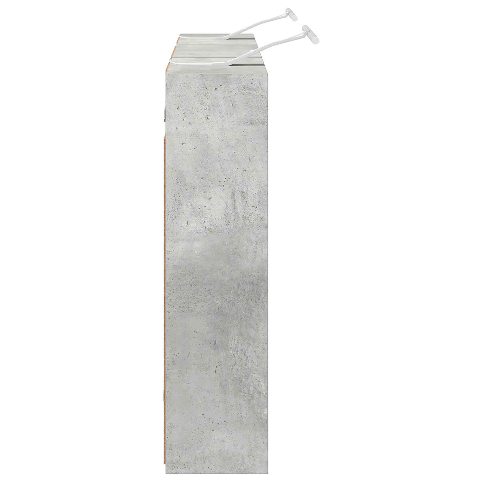Vonios spintos komplektas su lentyna 3 pcs 126 x 16 x 62.5 cm