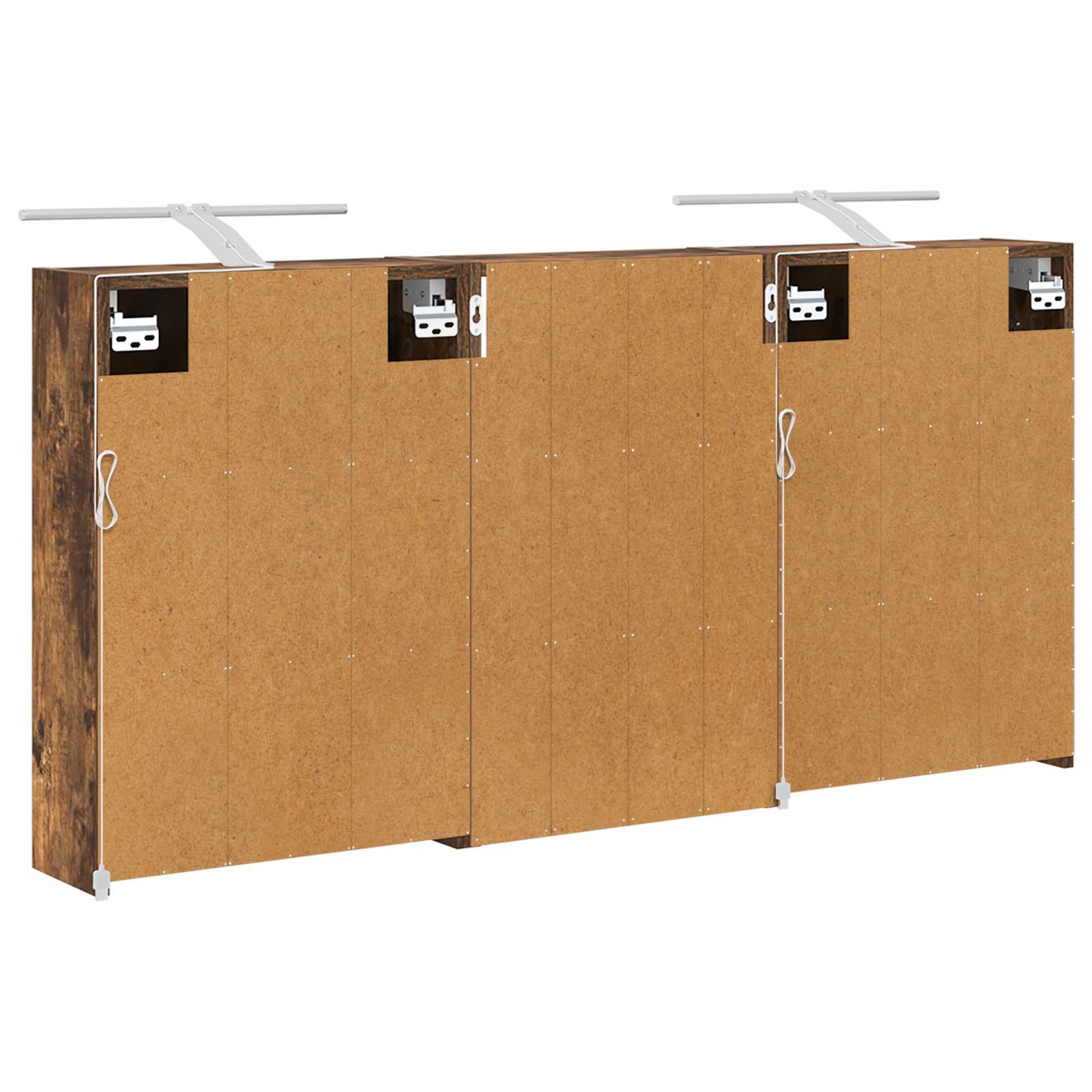 Vonios spintos komplektas 3 vnt. 126 x 16 x 62.5 cm