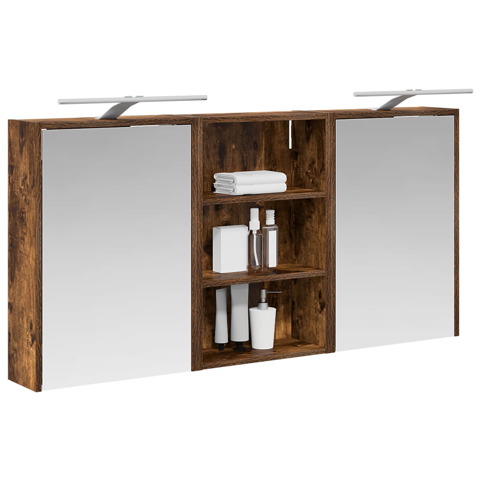 Vonios spintos komplektas 3 vnt. 126 x 16 x 62.5 cm