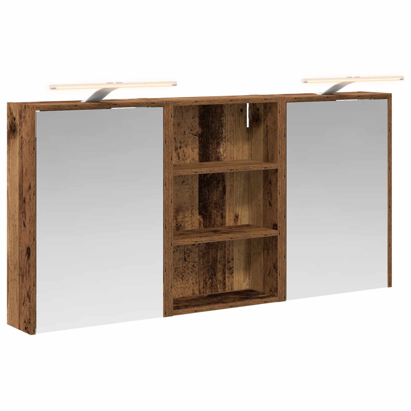 Vonios spintos komplektas 3 vnt. 126 x 16 x 62.5 cm