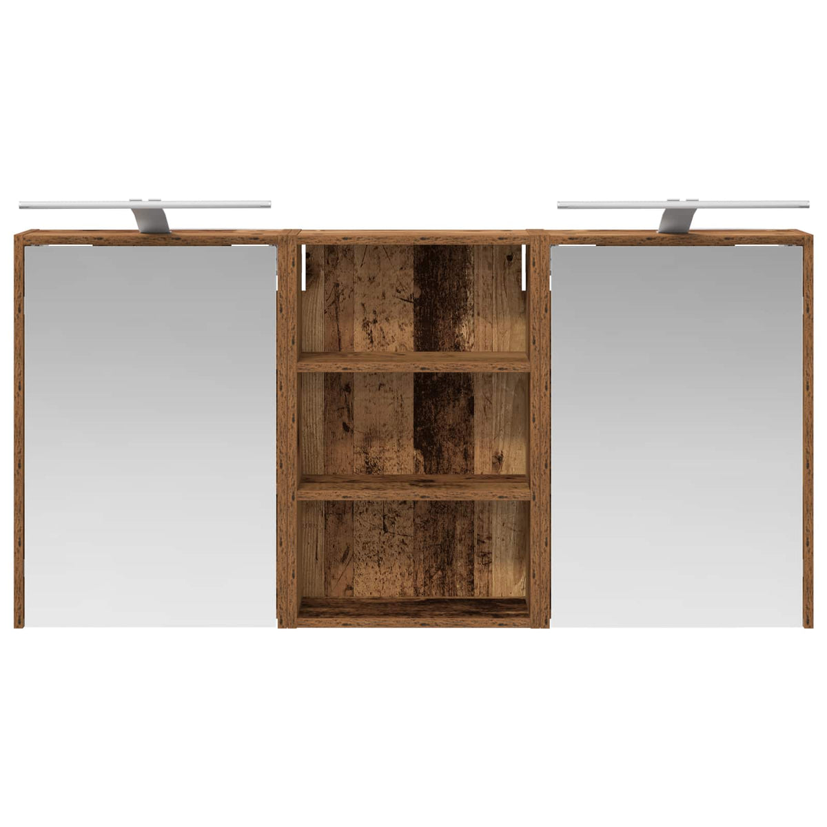 Vonios spintos komplektas 3 vnt. 126 x 16 x 62.5 cm