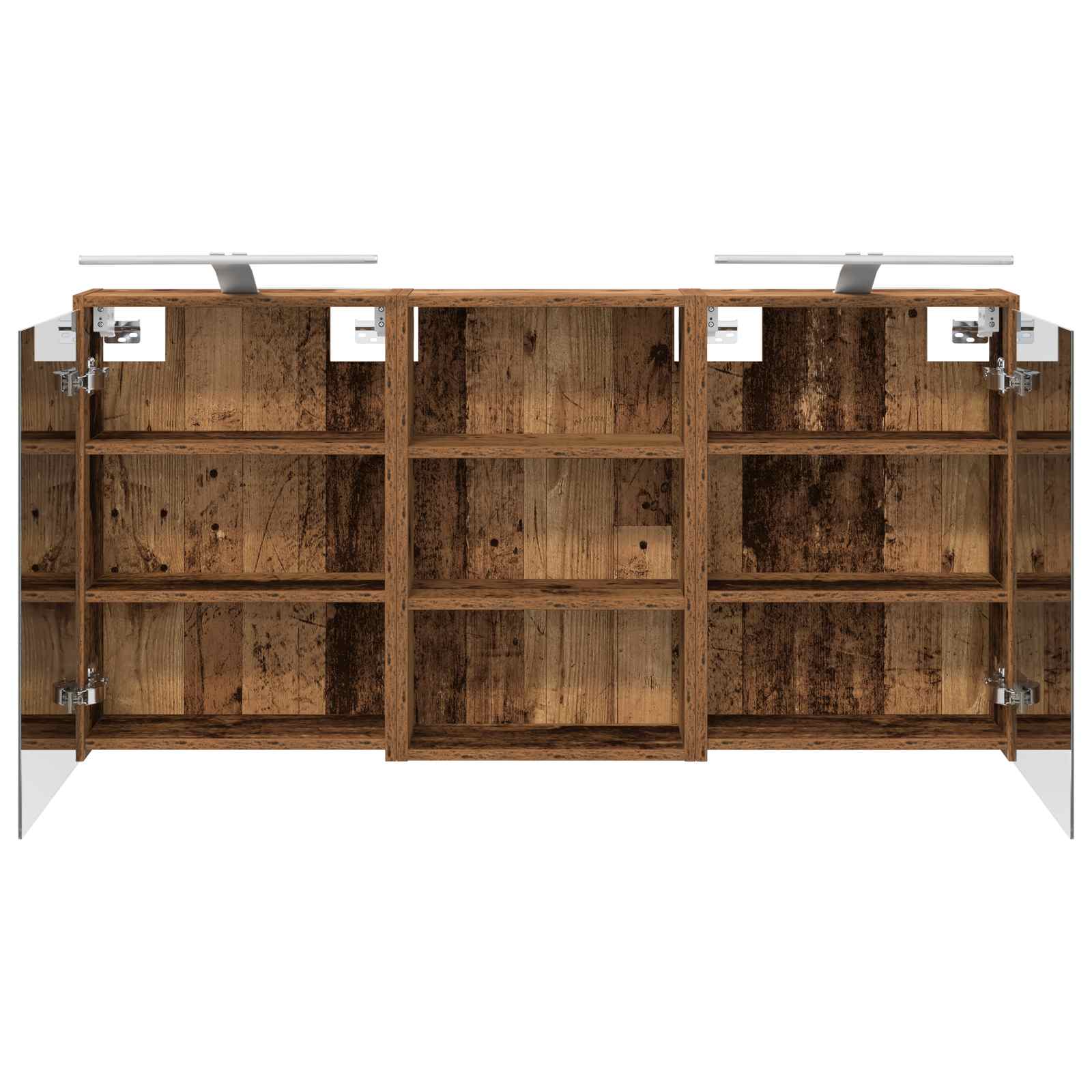 Vonios spintos komplektas 3 vnt. 126 x 16 x 62.5 cm