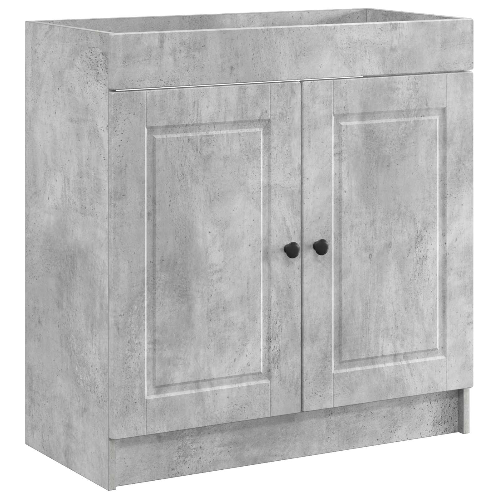 Vonios baldų rinkinys Betono pilka 78,5 x 37,5 x 81 cm
