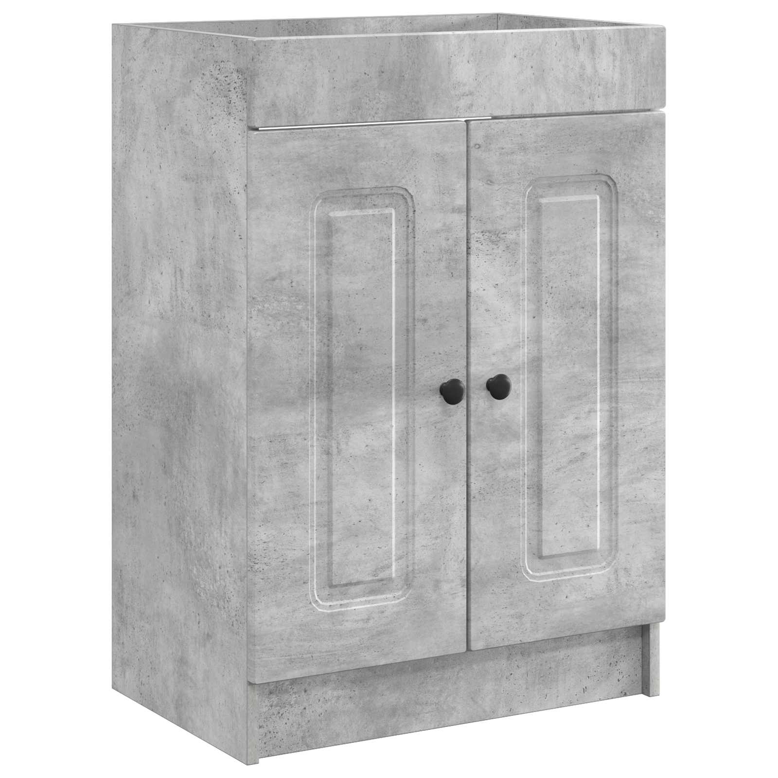 Vonios baldų rinkinys Betono pilka 56 x 37,5 x 81 cm