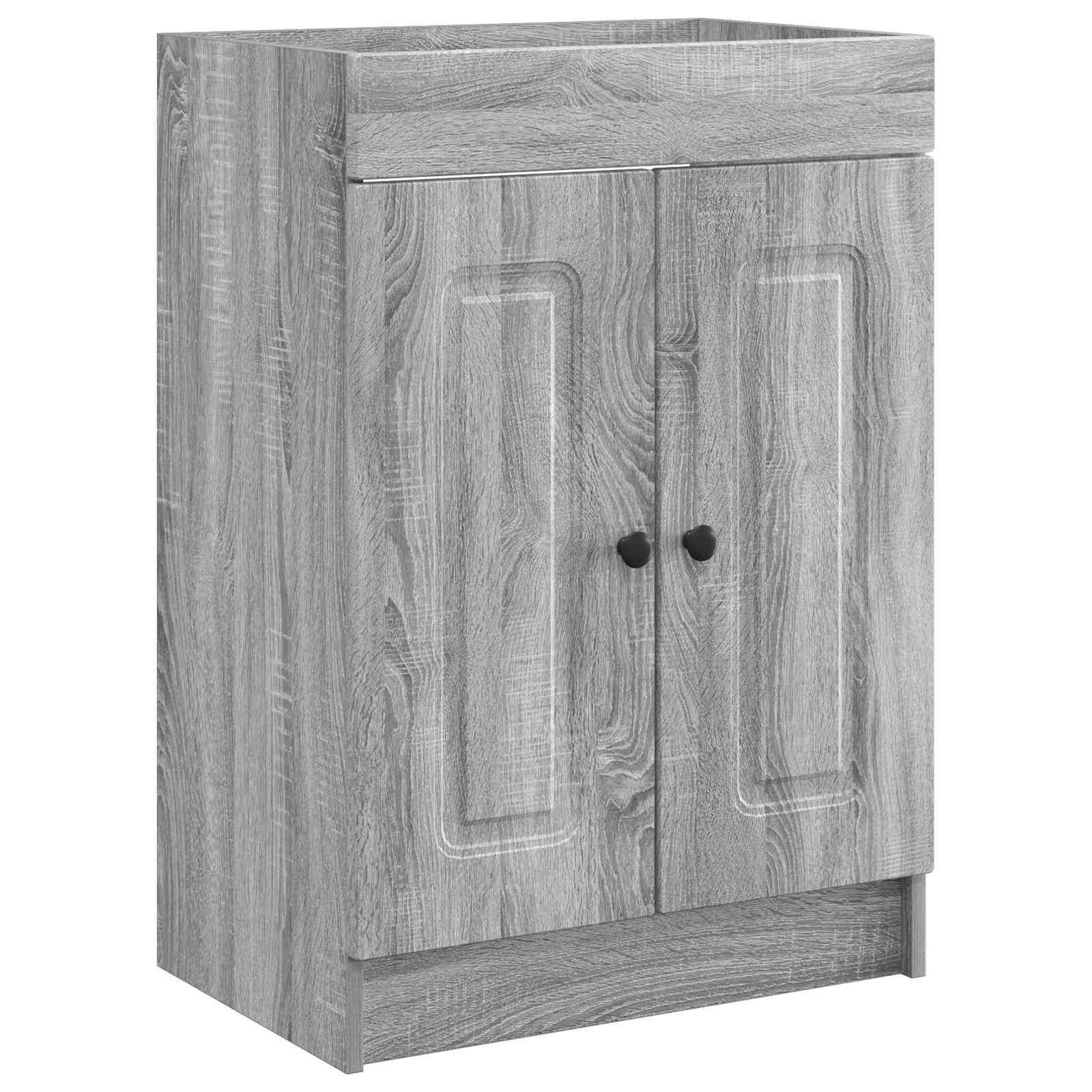 Vonios baldų rinkinys Pilka Sonoma 56 x 37,5 x 81 cm