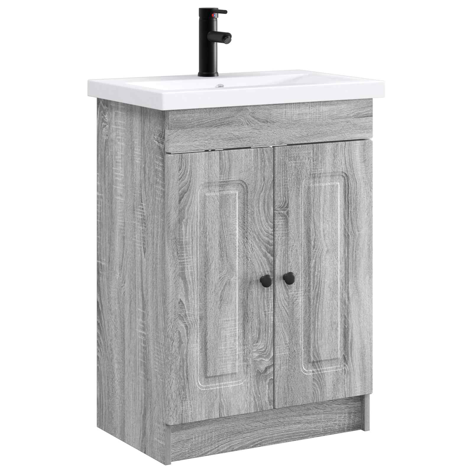 Vonios baldų rinkinys Pilka Sonoma 78,5 x 37,5 x 81 cm