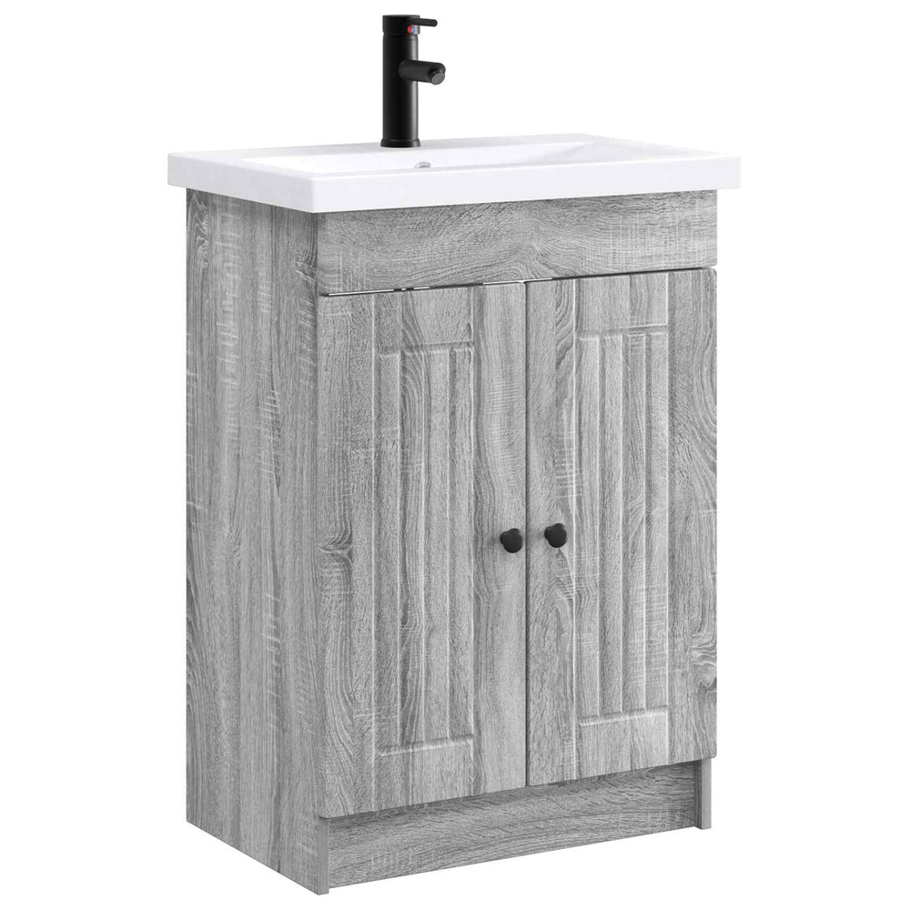 Vonios baldų rinkinys Pilka Sonoma 78,5 x 37,5 x 81 cm