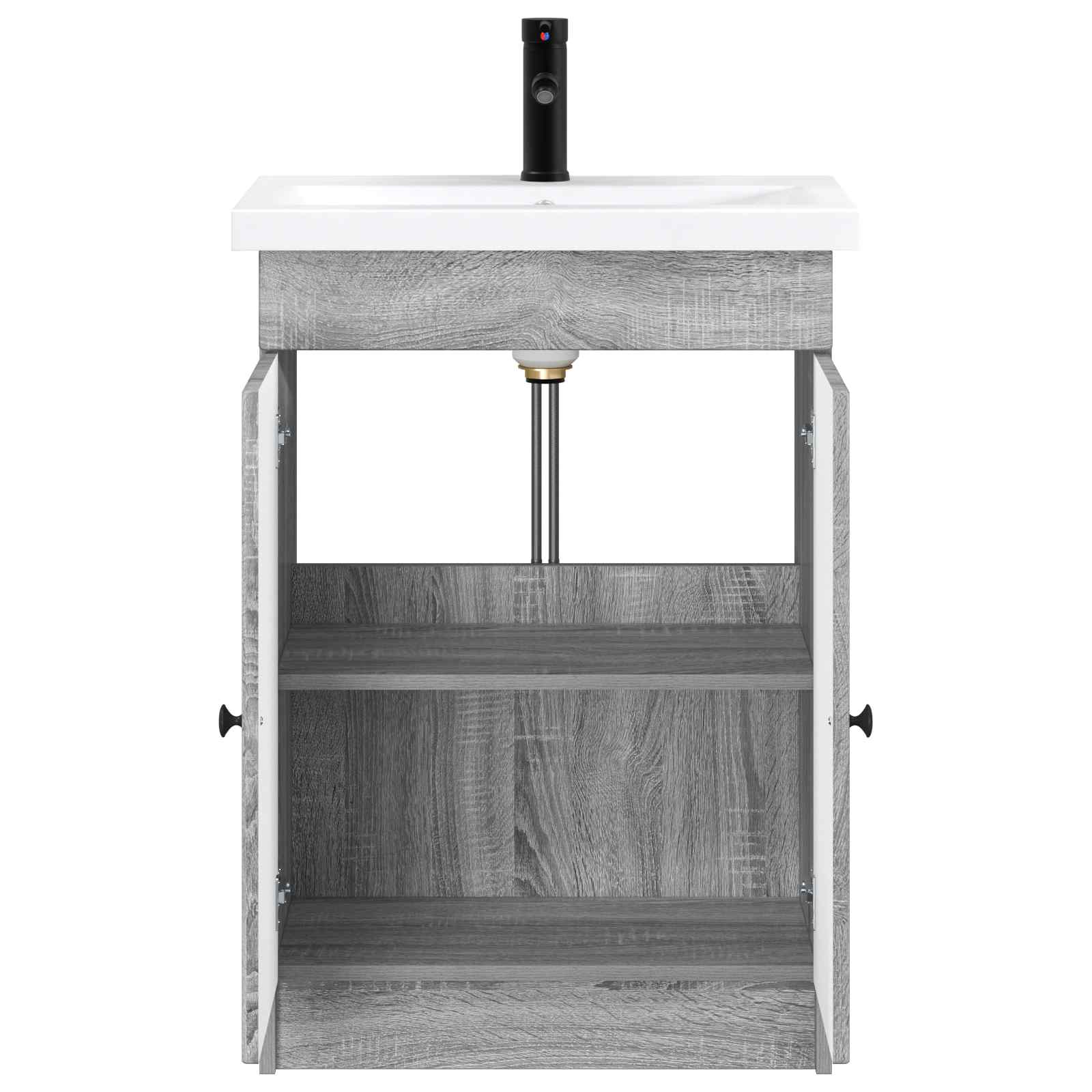 Vonios baldų rinkinys Pilka Sonoma 78,5 x 37,5 x 81 cm