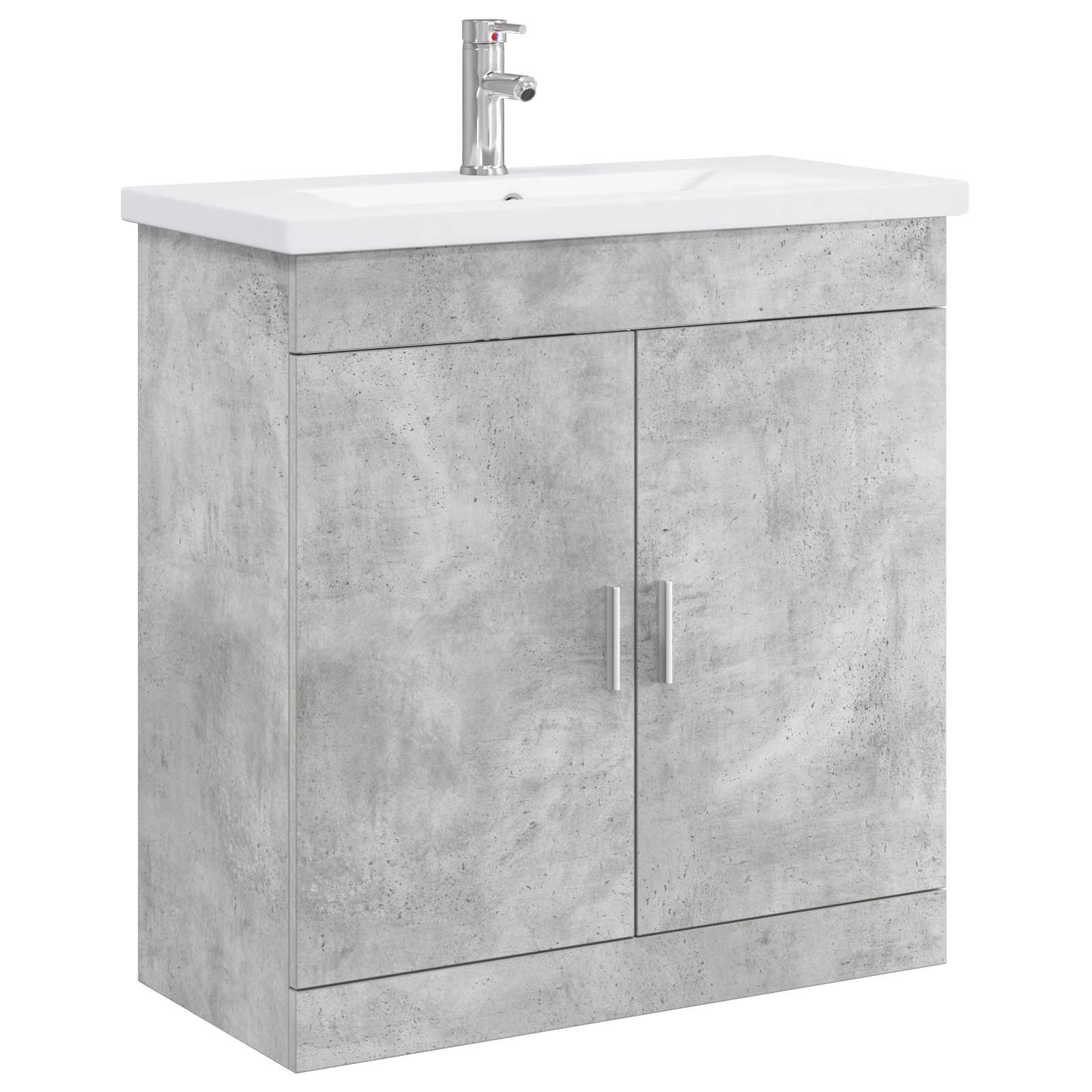 Vonios baldų rinkinys Betono pilka 81 x 40 x 84,5 cm