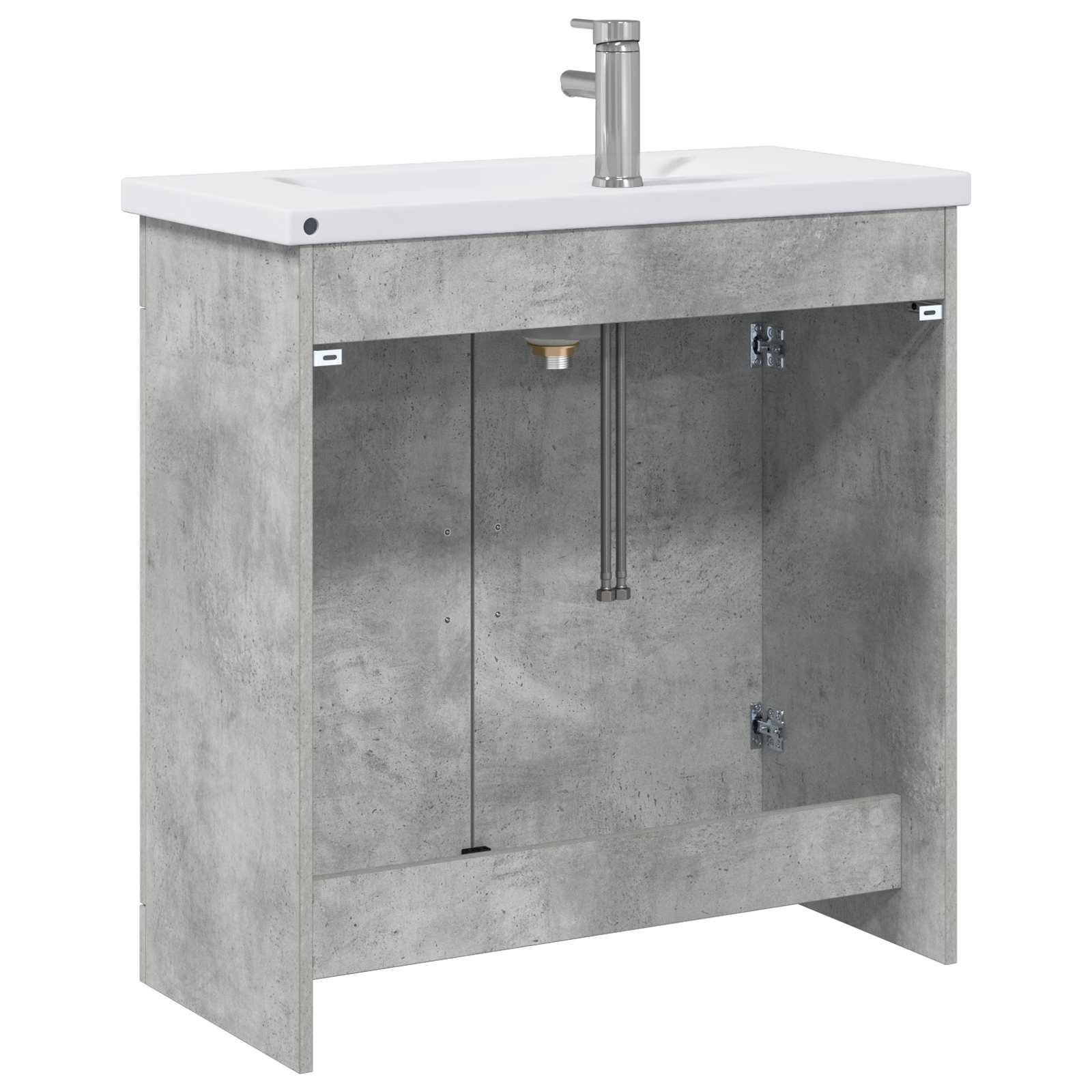 Vonios baldų rinkinys Betono pilka 81 x 40 x 84,5 cm