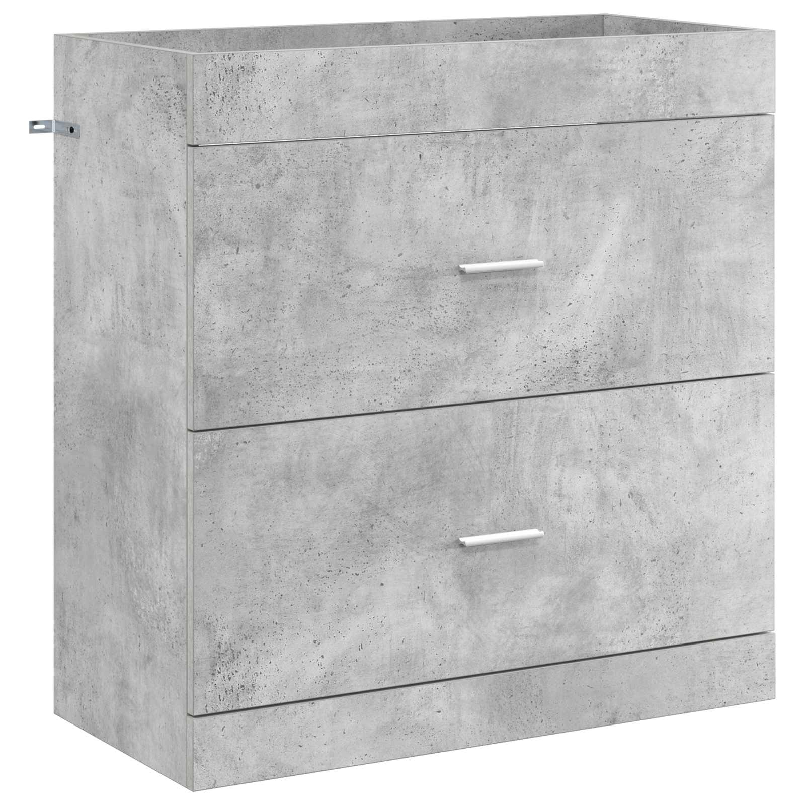 Vonios baldų rinkinys Betono pilka 81 x 40 x 84,5 cm