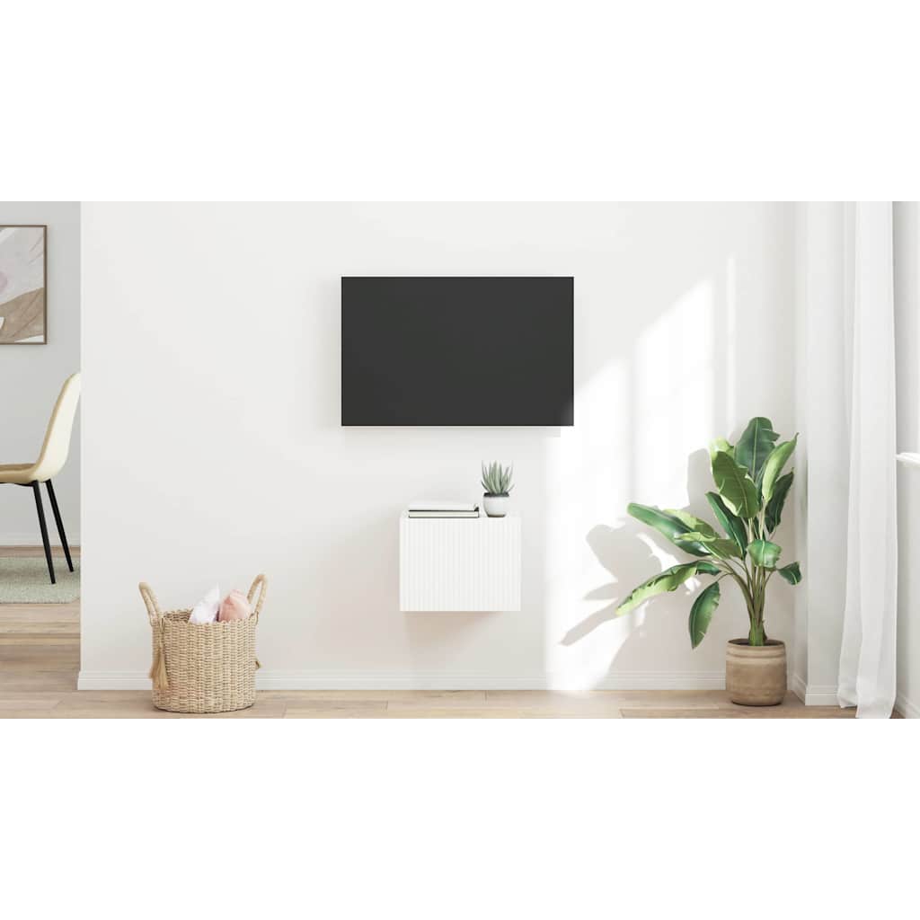 TV sieninė spintelė Balta 39 x 31 x 29,5 cm Apdirbta mediena