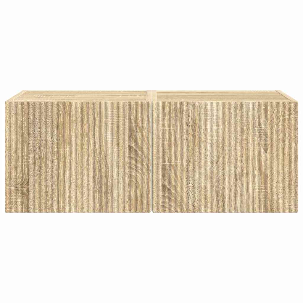 TV sieninė spintelė 2 pcs Sonoma 39 x 31 x 29,5 cm