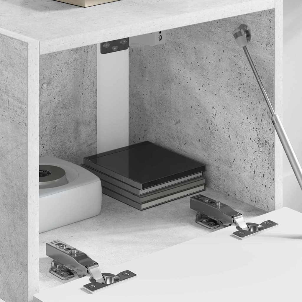 TV sieninė spintelė Betoninė 60 x 31 x 29.5 cm Apdirbta mediena