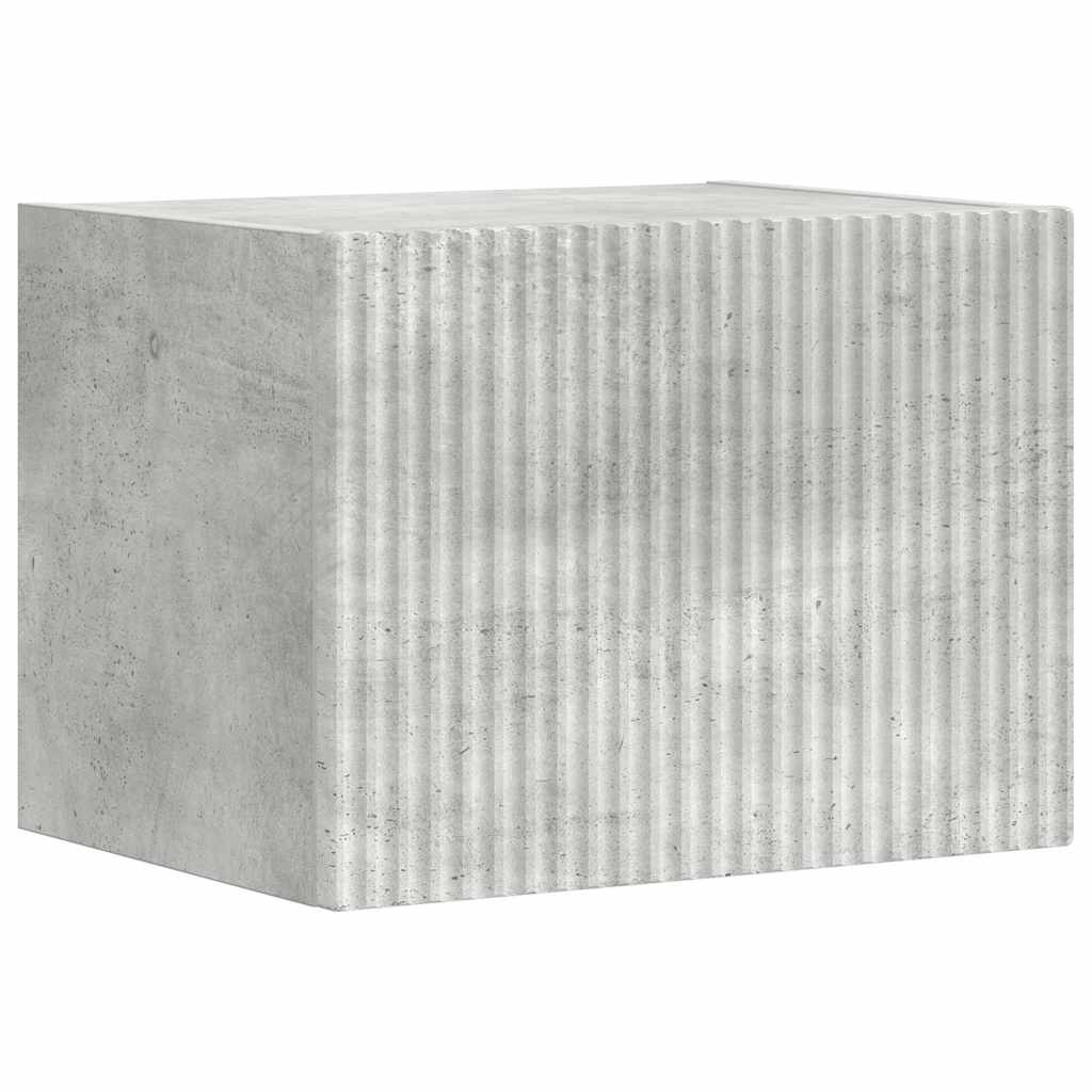 TV sieninė spintelė Betoninė 39 x 31 x 29,5 cm Apdirbta mediena