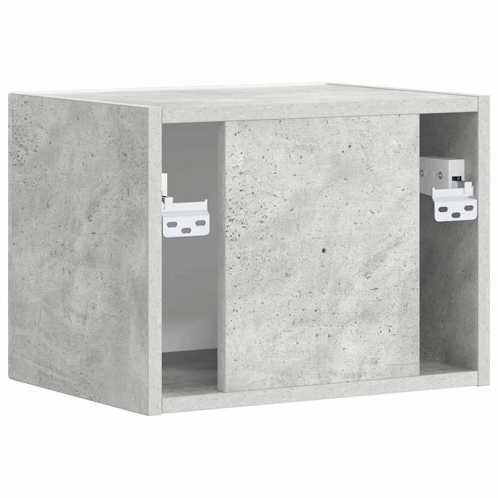 TV sieninė spintelė Betoninė 39 x 31 x 29,5 cm Apdirbta mediena