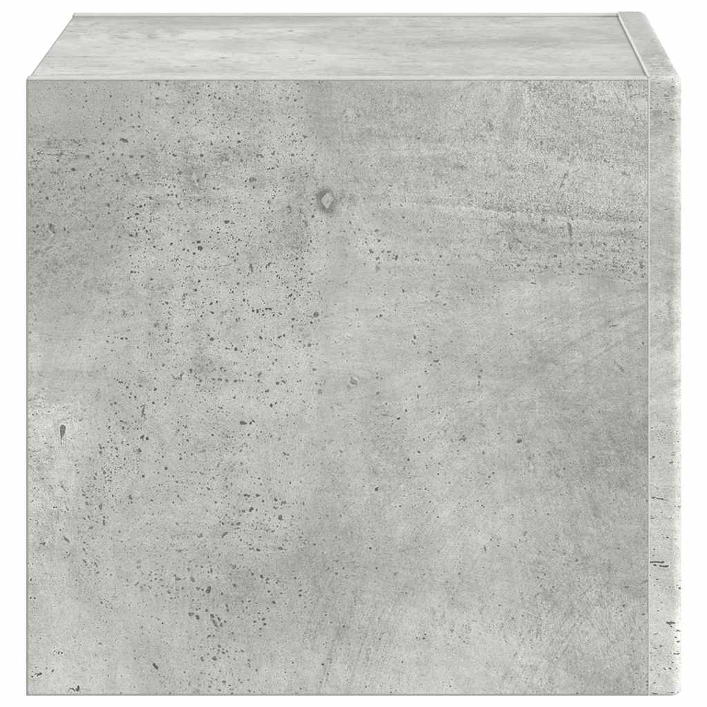 TV sieninė spintelė Betoninė 39 x 31 x 29,5 cm Apdirbta mediena