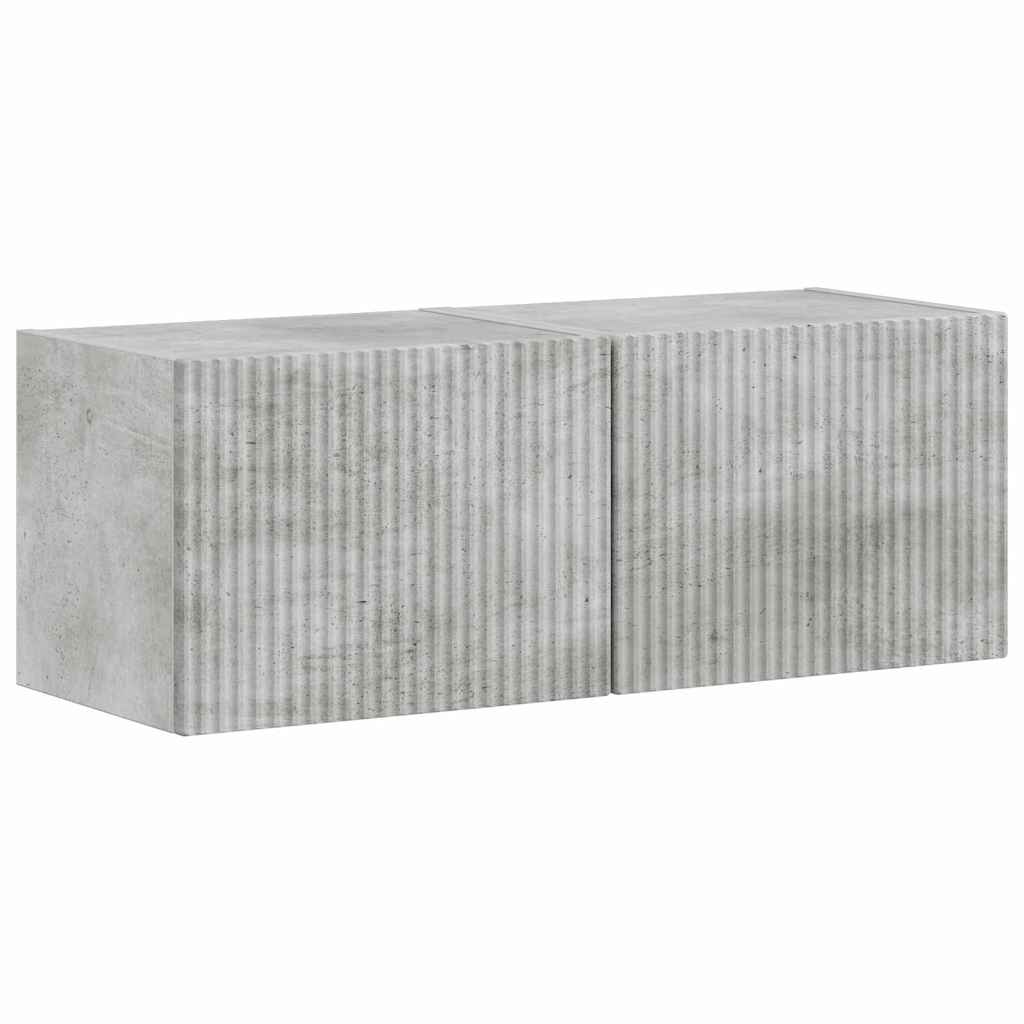 TV sieninė spintelė 2 pcs Betoninė 39 x 31 x 29,5 cm