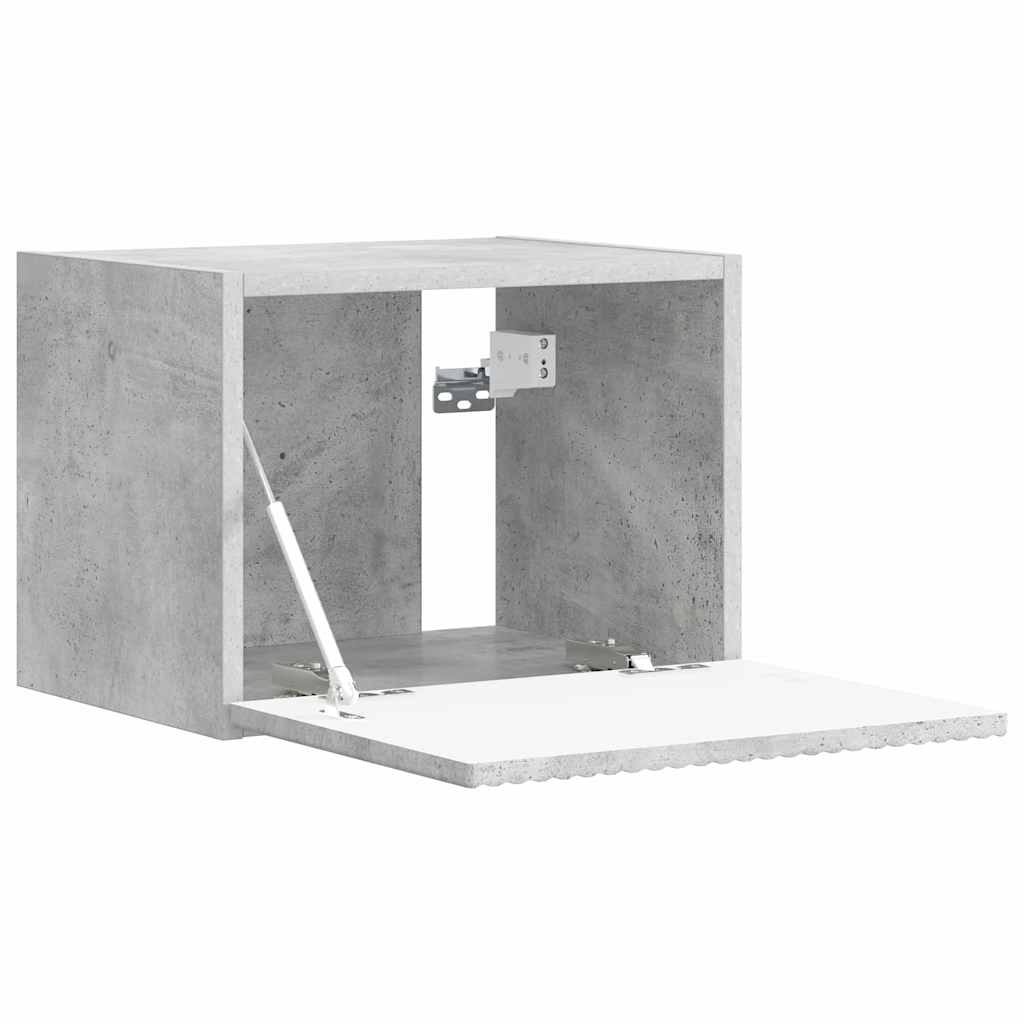 TV sieninė spintelė 2 pcs Betoninė 39 x 31 x 29,5 cm