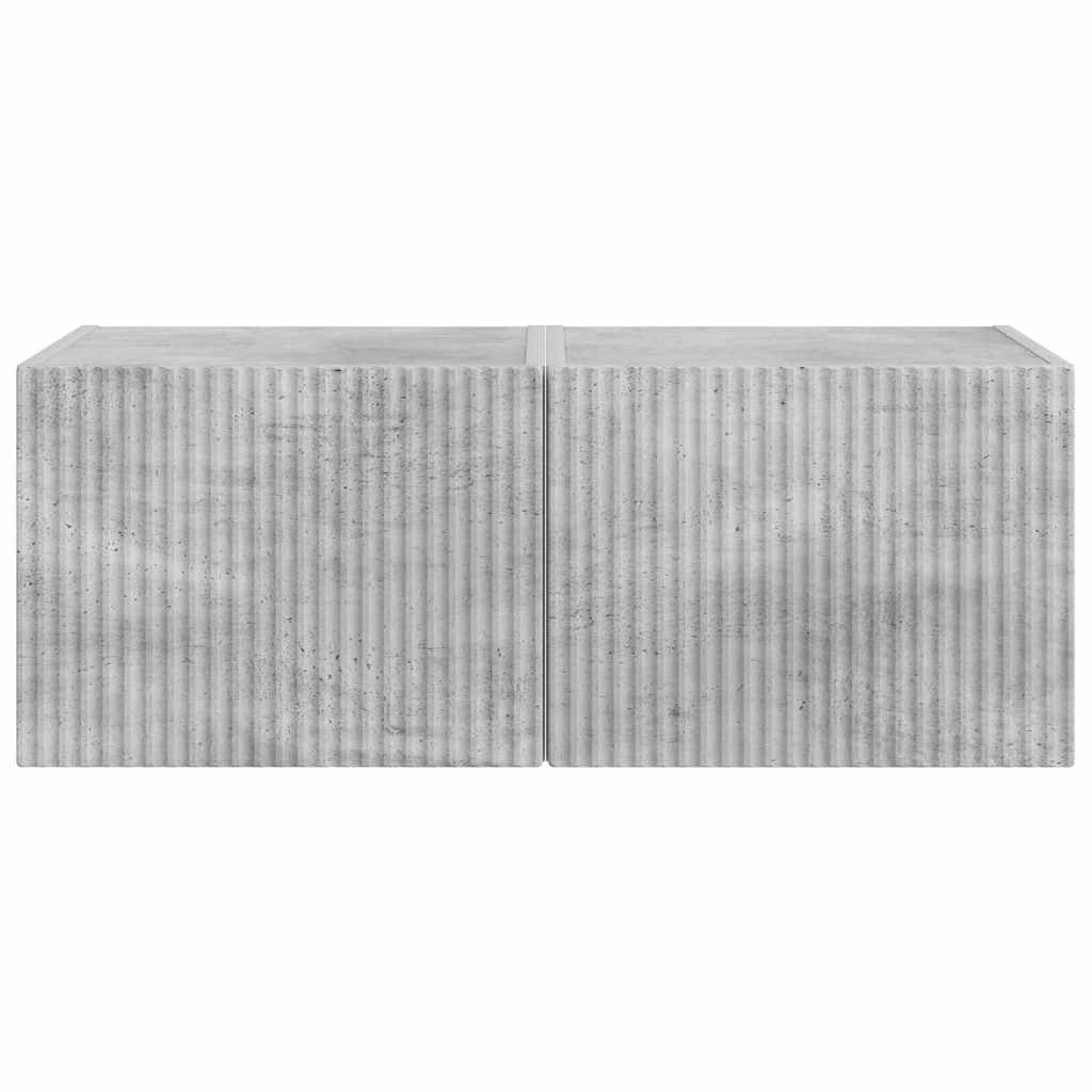 TV sieninė spintelė 2 pcs Betoninė 39 x 31 x 29,5 cm