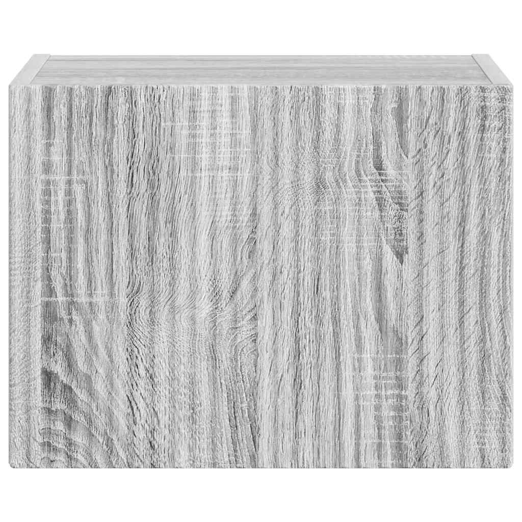 TV sieninė spintelė Pilkas Sonoma 39 x 31 x 29,5 cm