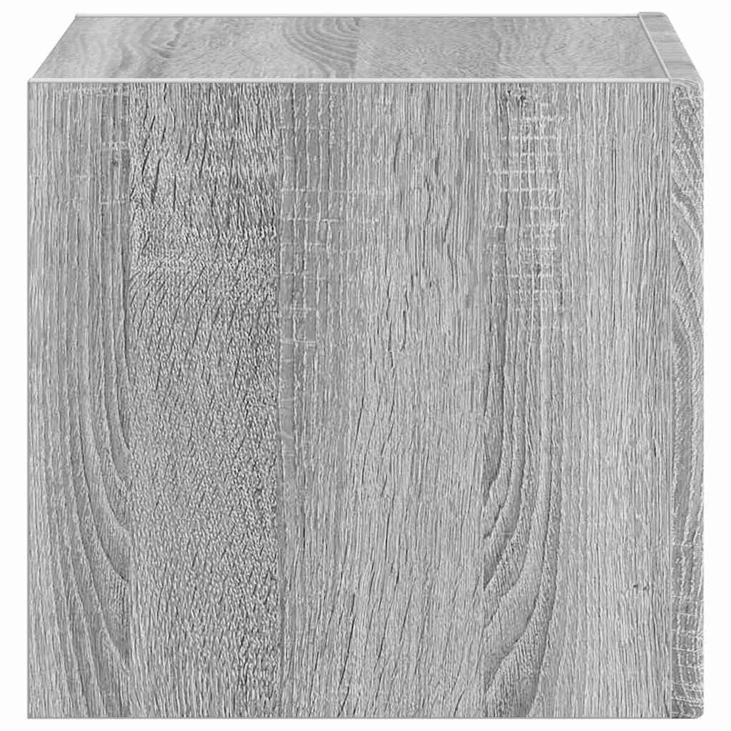 TV sieninė spintelė Pilkas Sonoma 39 x 31 x 29,5 cm