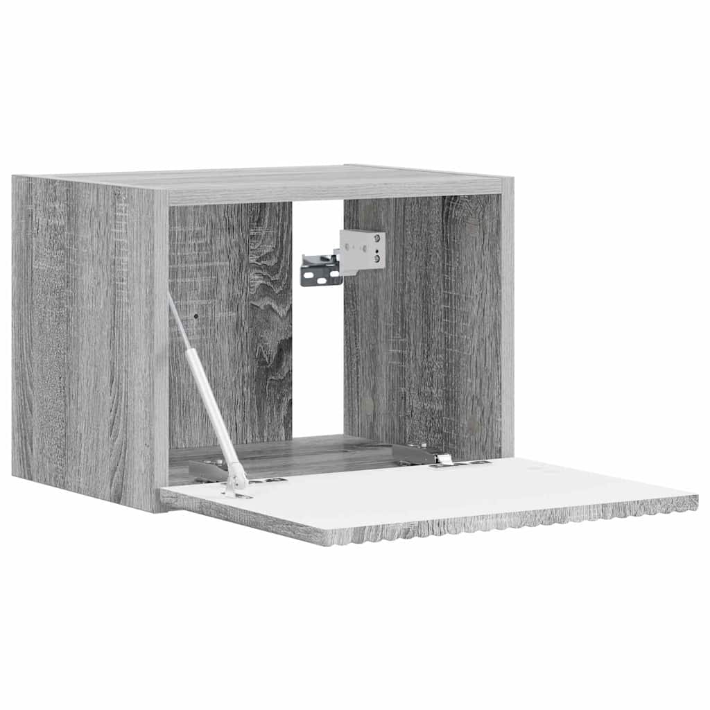 TV sieninė spintelė 2 pcs Pilkas Sonoma 39 x 31 x 29,5 cm