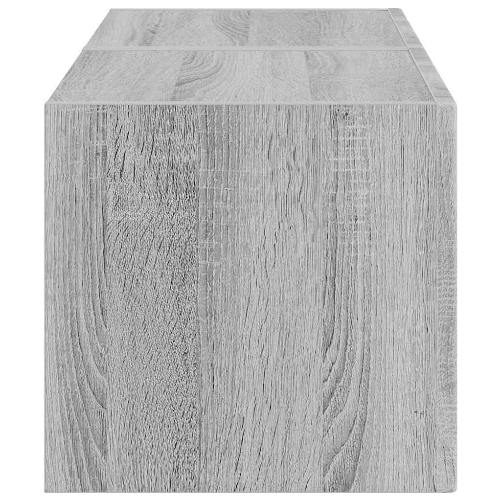 TV sieninė spintelė 2 pcs Pilkas Sonoma 39 x 31 x 29,5 cm