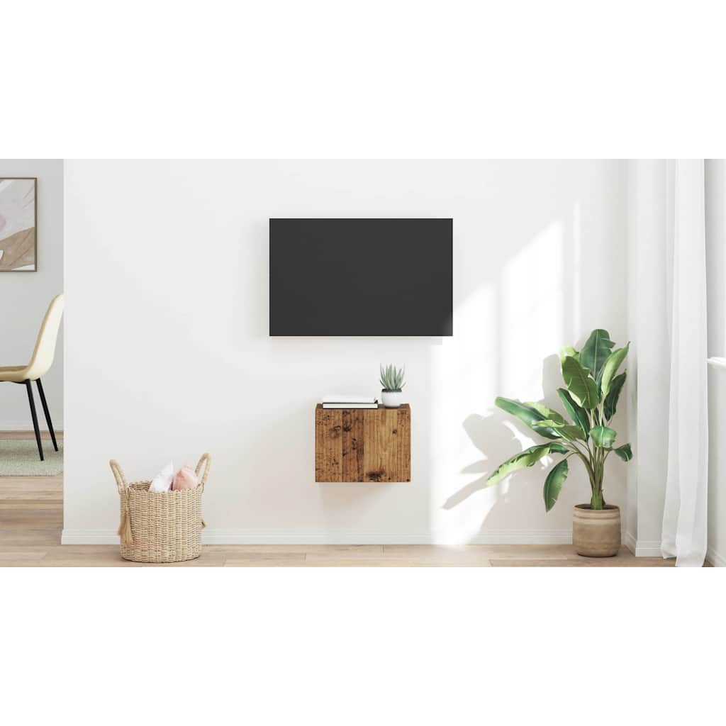 TV sieninė spintelė Senovinis medis 39 x 31 x 29,5 cm
