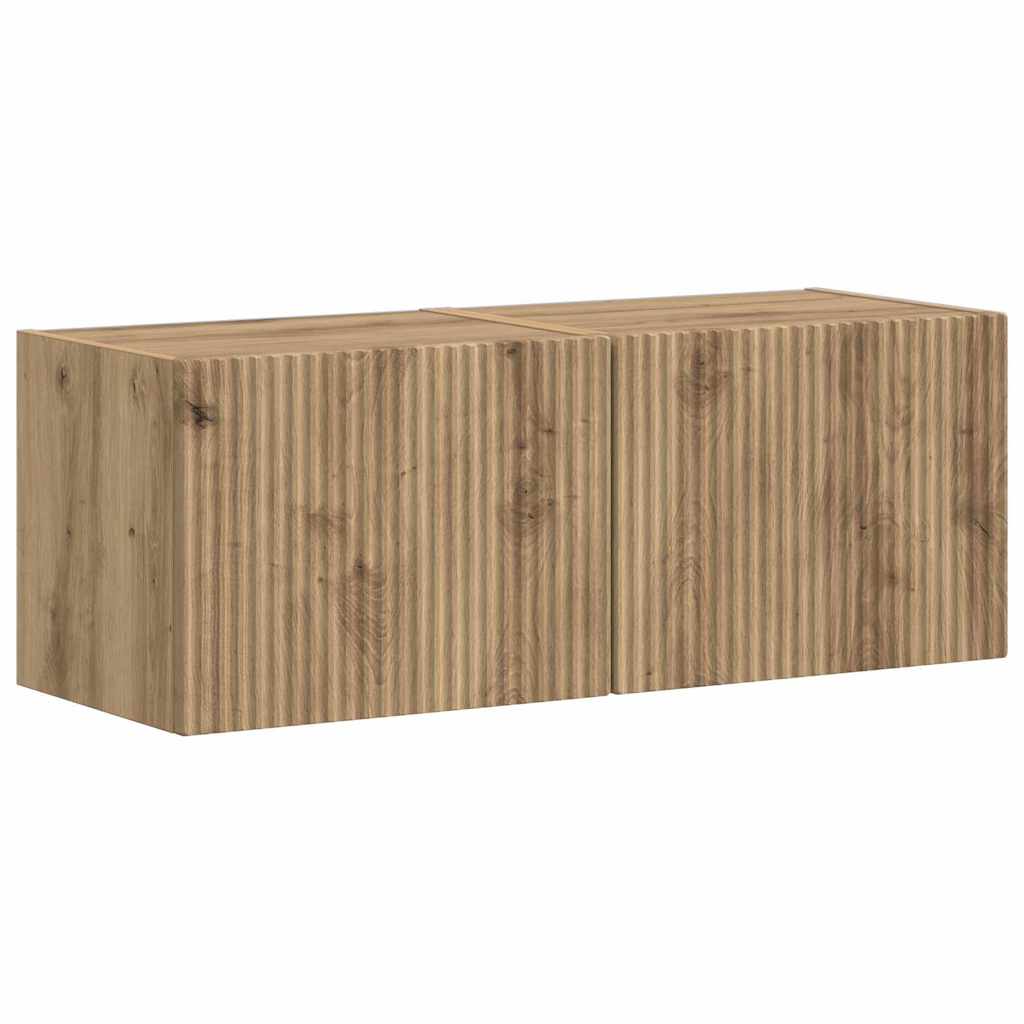 TV sieninė spintelė 2 pcs Meistrų ąžuolas 39 x 31 x 29,5 cm