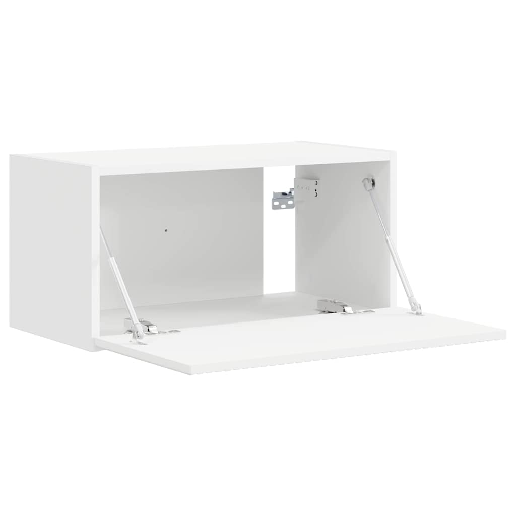 TV sieninė spintelė Balta 60 x 31 x 29,5 cm Apdirbta mediena