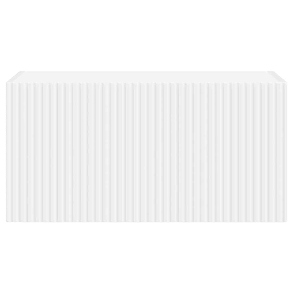 TV sieninė spintelė Balta 60 x 31 x 29,5 cm Apdirbta mediena