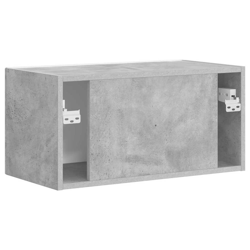 TV sieninė spintelė Betoninė 60 x 31 x 29,5 cm Apdirbta mediena